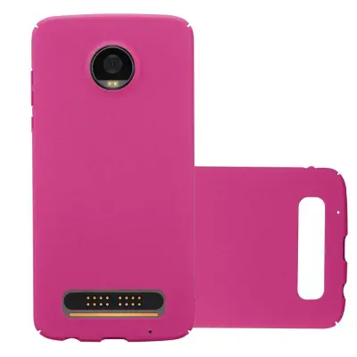 Cadorabo Case, združljiv z Motorolo v Frosty Pink - Hard Case zaščitni pokrov v zmrznjenem videzu proti praskam in udarcem