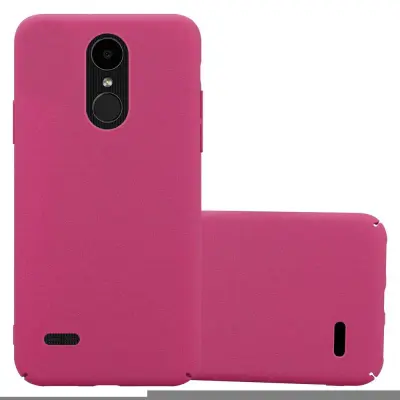 Cadorabo Case, združljiv z LG -om v Frosty Pink - Hard Case zaščitni pokrov v zmrznjenem videzu proti praskam in udarcem
