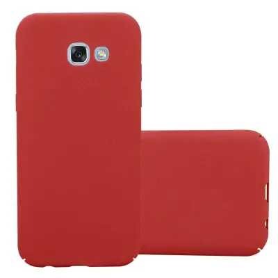 Cadorabo Case, združljiv s Samsungom v Frosty Red - Hard Case zaščitni pokrov v zmrznjenem videzu proti praskam in udarcem