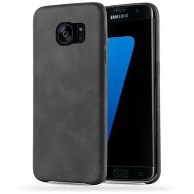 Cadorabo Case, združljiv s Samsungom v vintage črni barvi - trdi zaščitni pokrov, narejen iz imitacijskega usnja