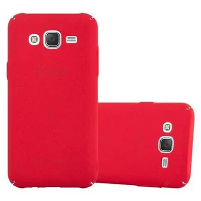 Cadorabo Case, združljiv s Samsungom v Frosty Red - Hard Case zaščitni pokrov v zmrznjenem videzu proti praskam in udarcem