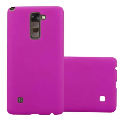 Cadorabo Case, združljiv z LG -om v Frosty Pink - Hard Case zaščitni pokrov v zmrznjenem videzu proti praskam in udarcem