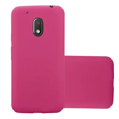 Cadorabo Case, združljiv z Motorolo v Frosty Pink - Hard Case zaščitni pokrov v zmrznjenem videzu proti praskam in udarcem
