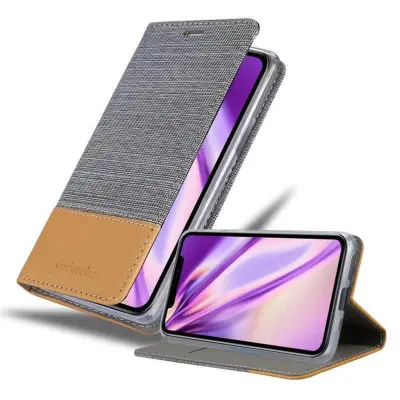 CADORABO Ohišje, združljiv z Apple v svetlo sivo rjavi barvi - zaščitni pokrov z magnetnim zapiranjem, stoječo funkcijo in režo za kartico