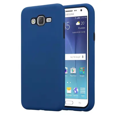 CADORABO Ohišje, združljiv s Samsungom v temno modrem - hibridnem zaščitnem pokrovu s TPU silikonom v notranjosti in 2 -delno plastiko zunaj