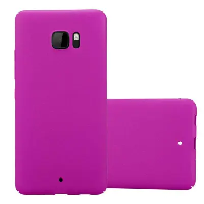Cadorabo Case, združljiv s HTC v Frosty Pink - Hard Case zaščitni pokrov v zmrznjenem videzu proti praskam in udarcem