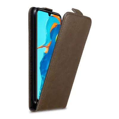 Cadorabo Ohišje, združljivo z Huawei P30 LITE v kava rjava - Zaščitni ovitek v obliki flipa z magnetnim zapiranjem