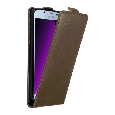 Cadorabo Ohišje, združljivo z Samsung Galaxy A5 2017 v kava rjava - Zaščitni ovitek v obliki flipa z magnetnim zapiranjem