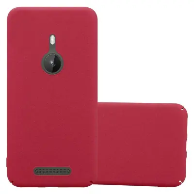 Cadorabo Case, združljiv z Nokia v Frosty Red - Hard Case zaščitni pokrov v zmrznjenem videzu proti praskam in udarcem