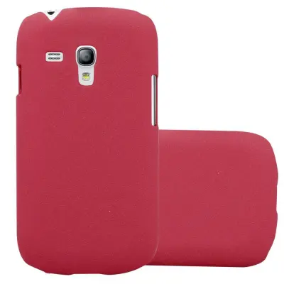 Cadorabo Case, združljiv s Samsungom v Frosty Red - Hard Case zaščitni pokrov v zmrznjenem videzu proti praskam in udarcem