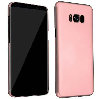 CADORABO CASE, združljiv s Samsungom v kovinskem rosă ‰ Gold - Hard Case zaščitni pokrov v kovinskem videzu proti praskam in udarcem