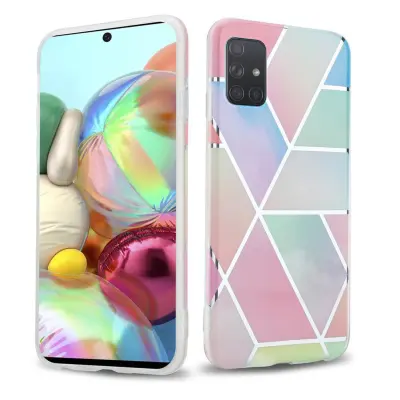 Cadorabo Case, združljiv s Samsungom v mavričnem marmorju št. 11 - Zaščitni pokrov iz silikona TPU z vzorcem mozaika