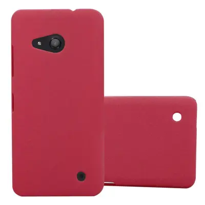 Cadorabo Case, združljiv z Nokia v Frosty Red - Hard Case zaščitni pokrov v zmrznjenem videzu proti praskam in udarcem
