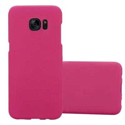 Cadorabo Case, združljiv s Samsungom v Frosty Pink - Hard Case zaščitni pokrov v zmrznjenem videzu proti praskam in udarcem