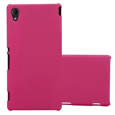 Cadorabo Case, združljiv s Sonyjem v Frosty Pink - Hard Case zaščitni pokrov v zmrznjenem videzu proti praskam in udarcem