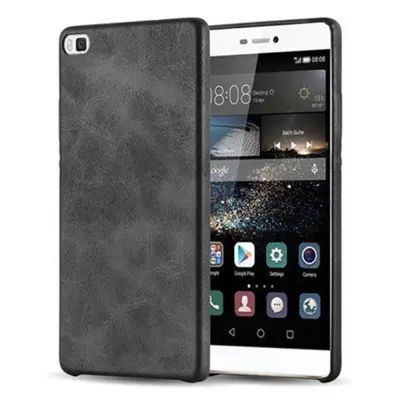 Cadorabo Case, združljiv s Huaweijem v Vintage Black - Trdo zaščitni pokrov, narejen iz imitacijskega usnja