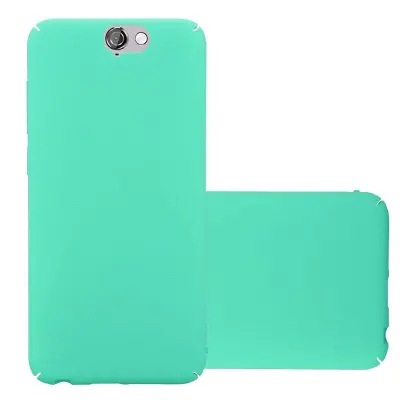 Cadorabo Case, združljiv s HTC v Frosty Green - Hard Case zaščitni pokrov v zmrznjenem videzu proti praskam in udarcem