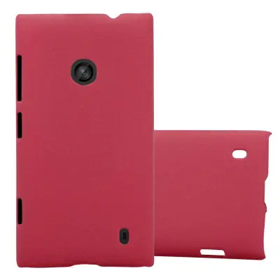 Cadorabo Case, združljiv z Nokia v Frosty Red - Hard Case zaščitni pokrov v zmrznjenem videzu proti praskam in udarcem