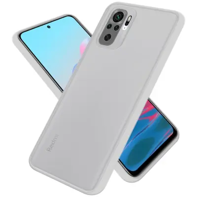 Cadorabo Case, združljiv z Xiaomi v zmrznjenem prozornem - hibridnem zaščitnem pokrovu s silikonom TPU v notranjosti in mat plastičnim hrbtom