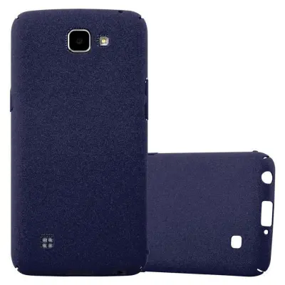 Cadorabo Case, združljiv z LG v Frosty Blue - Hard Case zaščitni pokrov v zmrznjenem videzu proti praskam in udarcem