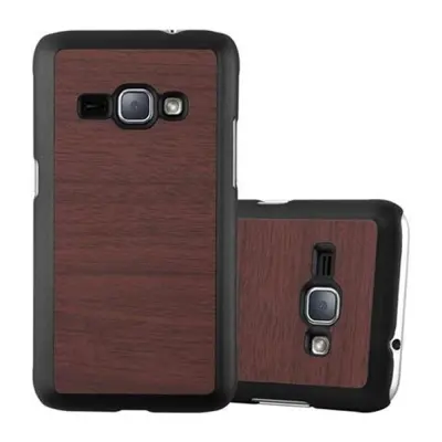 CADORABO Ohišje, združljiv s Samsungom v Woody Coffee - Trdo zaščitni pokrov v lesu videz pred praskami in udarci