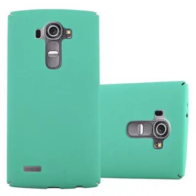 Cadorabo Case, združljiv z LG v Frosty Green - Hard Case zaščitni pokrov v zmrznjenem videzu proti praskam in udarcem