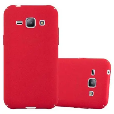 Cadorabo Case, združljiv s Samsungom v Frosty Red - Hard Case zaščitni pokrov v zmrznjenem videzu proti praskam in udarcem