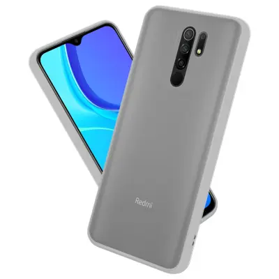 Cadorabo Case, združljiv z Xiaomi v zmrznjenem prozornem - hibridnem zaščitnem pokrovu s silikonom TPU v notranjosti in mat plastičnim hrbtom