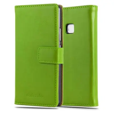 CADORABO Ohišje, združljiv s Huawei v travniku Green - Zaščitni pokrov z magnetnim zapiranjem, stoječo funkcijo in režo za kartico