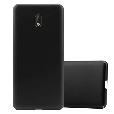Cadorabo Case, združljiv z Nokia v kovinski črni barvi - trdi zaščitni pokrov v kovinskem videzu pred praskami in udarci