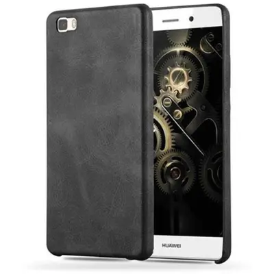 Cadorabo Case, združljiv s Huaweijem v Vintage Black - Trdo zaščitni pokrov, narejen iz imitacijskega usnja