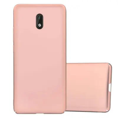 Primer Cadorabo, združljiv z Nokia v kovinskem rosă ‰ Gold - Hard Case zaščitni pokrov v kovinskem videzu proti praskam in udarcem