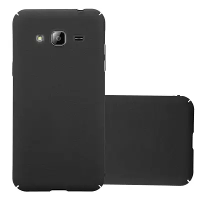Cadorabo Case, združljiv s Samsungom v Frosty Black - Hard Case zaščitni pokrov v zmrznjenem videzu proti praskam in udarcem