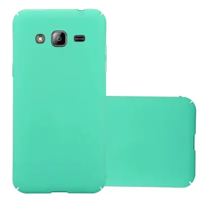 Cadorabo Case, združljiv s Samsungom v Frosty Green - Hard Case zaščitni pokrov v zmrznjenem videzu proti praskam in udarcem