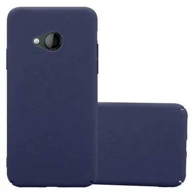 Cadorabo Case, združljiv s HTC v Frosty Blue - Hard Case zaščitni pokrov v zmrznjenem videzu proti praskam in udarcem