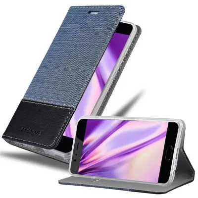 CADORABO Ohišje, združljiv s Huawei v temno modri črni barvi - zaščitni pokrov z magnetnim zapiranjem, stoječo funkcijo in režo za kartico