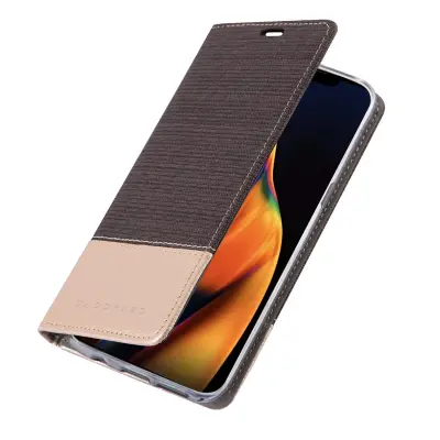 Cadorabo Case, združljiv z Apple v antracitnem zlatu - zaščitni pokrov z magnetnim zapiranjem, stoječo funkcijo in režo za kartico