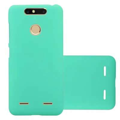 CADORABO primera, združljiv z ZTE v Frosty Green - Hard Case zaščitni pokrov v zmrznjenem videzu proti praskam in udarcem
