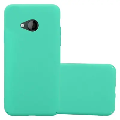 Cadorabo Case, združljiv s HTC v Frosty Green - Hard Case zaščitni pokrov v zmrznjenem videzu proti praskam in udarcem