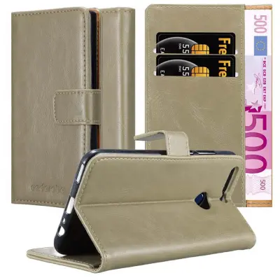 Cadorabo Case, združljiv s častjo v Cappuccino Brown - zaščitni pokrov z magnetnim zapiranjem, stoječo funkcijo in režo za kartico