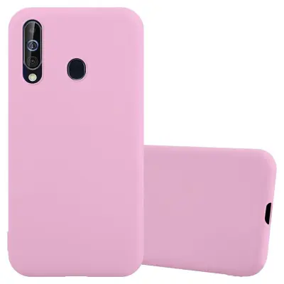 Cadorabo Case, združljiv s Samsungom v Candy Pink - Zaščitni pokrov iz fleksibilnega silikona TPU