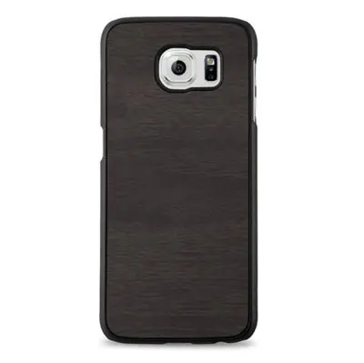 Cadorabo Case, združljiv s Samsungom v Woody Black - Hard Case zaščitni pokrov v lesenem videzu pred praskami in udarci