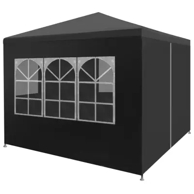 vidaXL Vrtni šotor 3x3 m antraciten