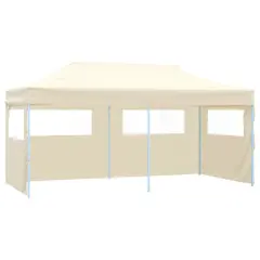 vidaXL Zložljiv pop-up vrtni šotor 3 x 6 m krem