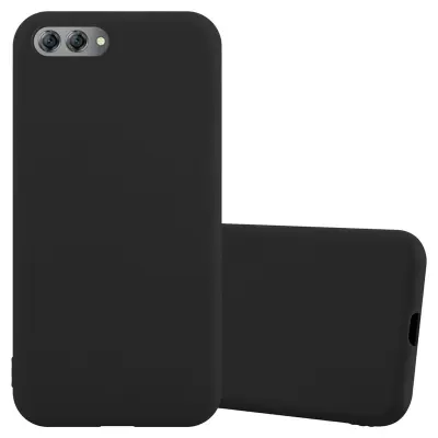 CADORABO Ohišje, združljiv s Huawei v Candy Black - Zaščitni pokrov, narejen iz fleksibilnega silikona TPU