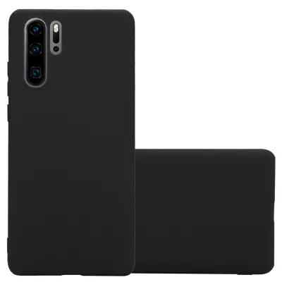 CADORABO Ohišje, združljiv s Huawei v Candy Black - Zaščitni pokrov, narejen iz fleksibilnega silikona TPU