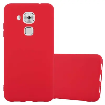 Cadorabo Case, združljiv s Huawei v Candy Red - Zaščitni pokrov, narejen iz fleksibilnega silikona TPU
