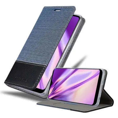 CADORABO Ohišje, združljiv z LG v temno modri črni barvi - zaščitni pokrov z magnetnim zapiranjem, stoječo funkcijo in režo za kartico