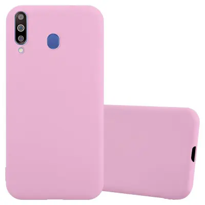 Cadorabo Case, združljiv s Samsungom v Candy Pink - Zaščitni pokrov iz fleksibilnega silikona TPU