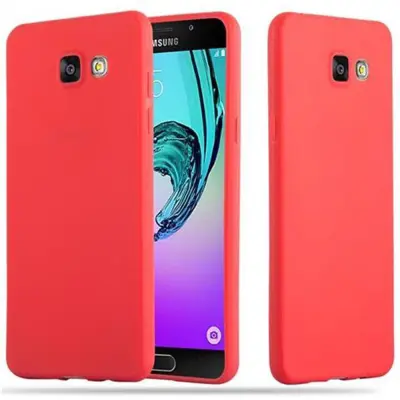 Cadorabo Case, združljiv s Samsungom v Candy Red - Zaščitni pokrov iz fleksibilnega silikona TPU